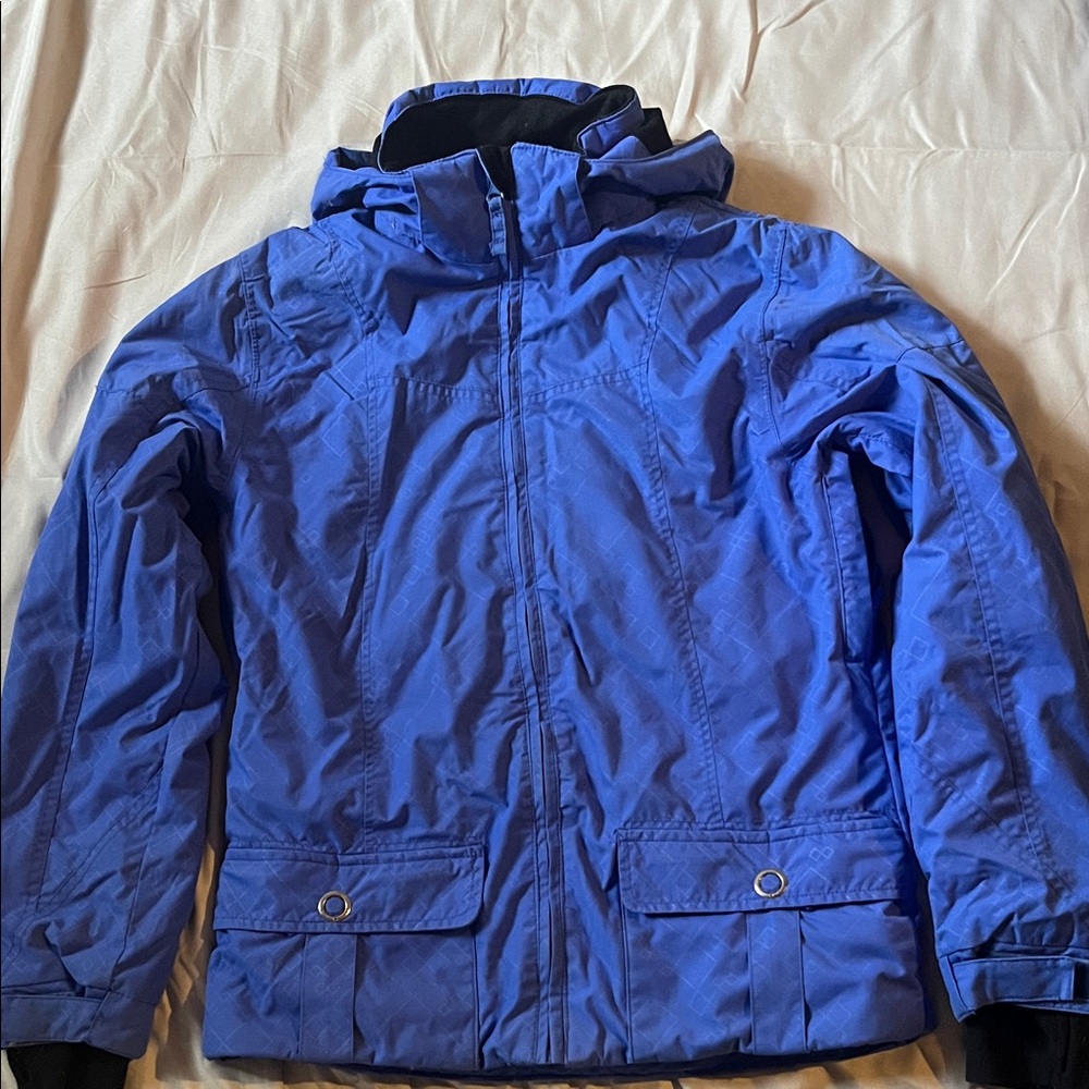 Vibrant Blue Kids Puffer Jacket